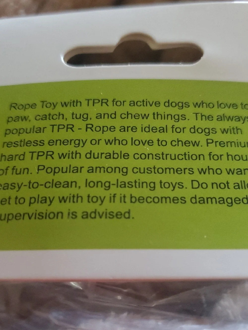 Red Flower Dog Rope Toy with TPR - Picture 3 of 6